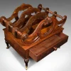 Antiker englischer Canterbury Ständer / Zeitungsständer, 1820er