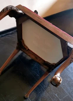 Antiker englischer Stuhl im Chippendale Stil