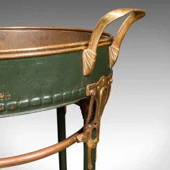 Antiker französischer Flaschenkühler aus Messing, 1880