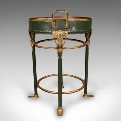 Antiker französischer Flaschenkühler aus Messing, 1880