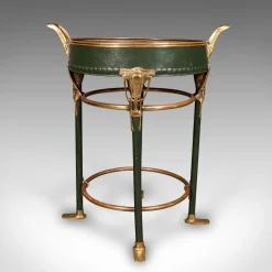 Antiker französischer Flaschenkühler aus Messing, 1880