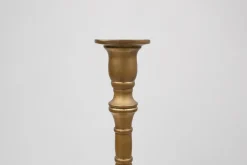 Antiker französischer Kerzenständer aus Bronze, 1890er
