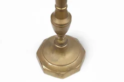 Antiker französischer Kerzenständer aus Bronze, 1890er
