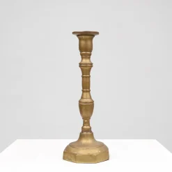 Antiker französischer Kerzenständer aus Bronze, 1890er