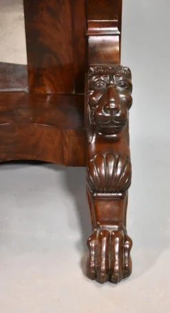 Antiker französischer Louis Philippe Konsolentisch