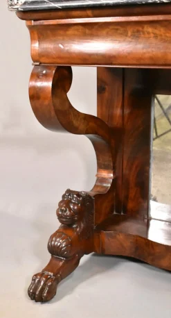 Antiker französischer Louis Philippe Konsolentisch