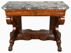 Antiker französischer Louis Philippe Konsolentisch