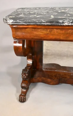 Antiker französischer Louis Philippe Konsolentisch