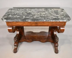 Antiker französischer Louis Philippe Konsolentisch
