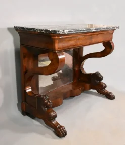 Antiker französischer Louis Philippe Konsolentisch