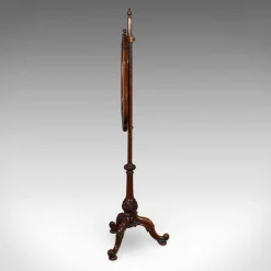Antiker frühviktorianischer englischer Wandschirm, 1840er