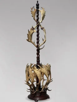 Antiker Garderobenständer aus Geweih von J. Parker of Woodstock, 1850