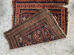 Antiker handgearbeiteter afghanischer Baluch Teppich, 1870er