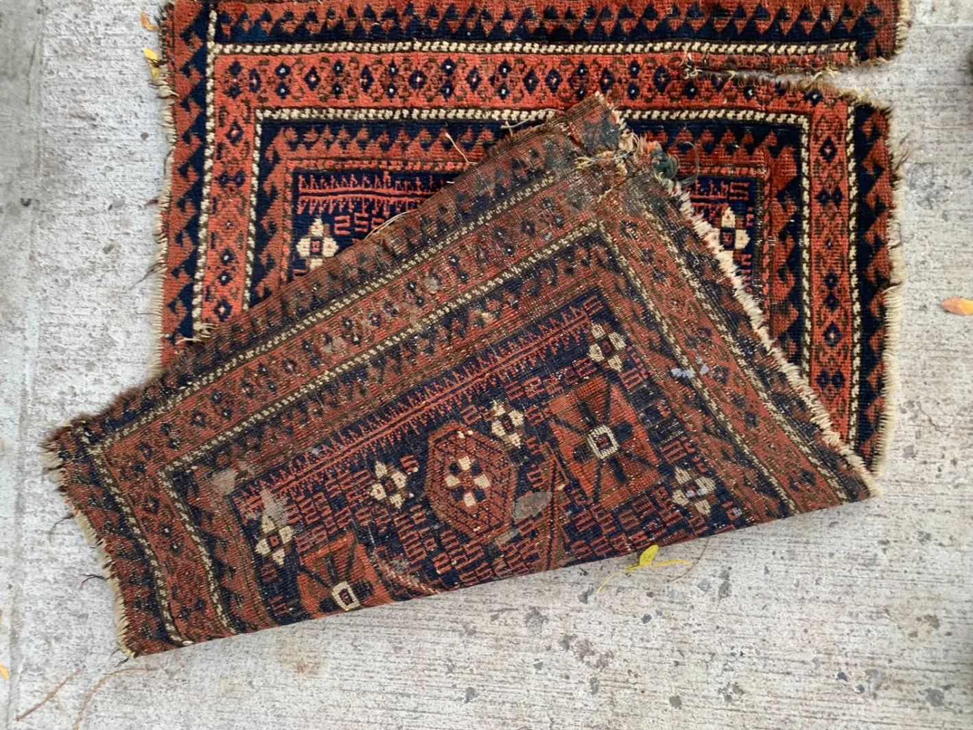 Antiker handgearbeiteter afghanischer Baluch Teppich, 1870er