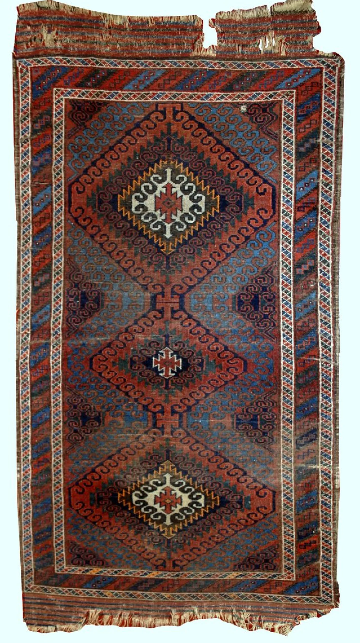Antiker handgefertigter afghanischer Baluch Teppich, 1900er