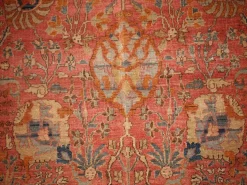 Antiker handgefertigter indischer Loristan Teppich, 1880er