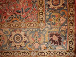 Antiker handgefertigter indischer Loristan Teppich, 1880er