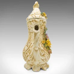 Antiker italienischer dekorativer Blumenkrug, 1920er