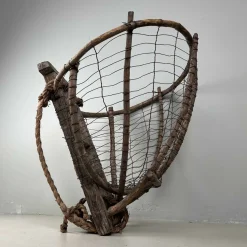 Antiker japanischer Ernte Rucksack, 1920er