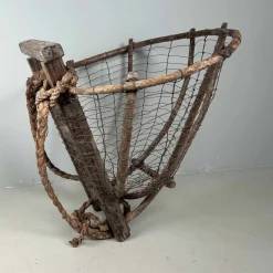 Antiker japanischer Ernte Rucksack, 1920er