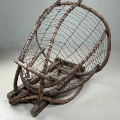 Antiker japanischer Ernte Rucksack, 1920er