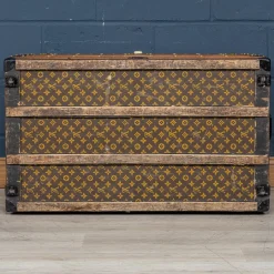 Antiker 20. Jh. Kurierkoffer aus Monogram Canvas von Louis Vuitton, Frankreich, 1910er