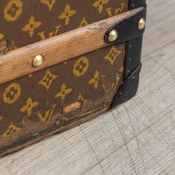 Antiker 20. Jh. Kurierkoffer aus Monogram Canvas von Louis Vuitton, Frankreich, 1910er