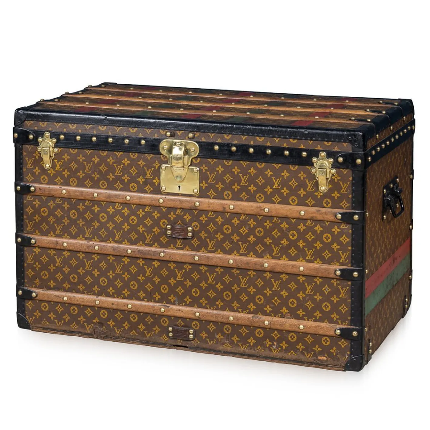Antiker 20. Jh. Kurierkoffer aus Monogram Canvas von Louis Vuitton, Frankreich, 1910er
