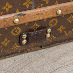 Antiker 20. Jh. Kurierkoffer aus Monogram Canvas von Louis Vuitton, Frankreich, 1910er