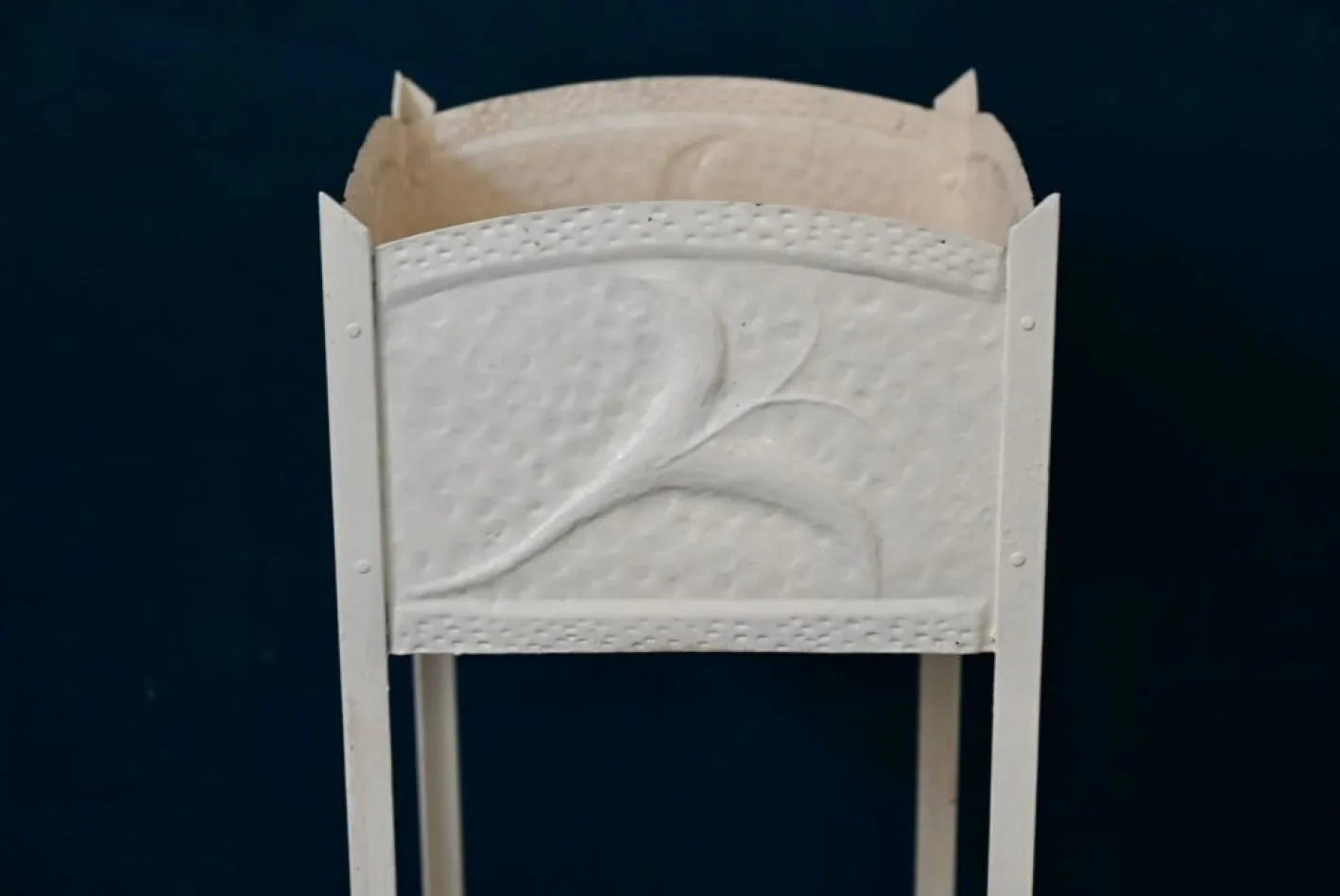 Antiker Jugendstil Metall Pflanzer, Frankreich, 1900er