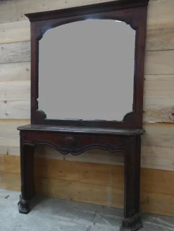 Antiker Kamin Trumeau