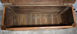 Antiker Koffer aus massivem Kirschholz, 1890er