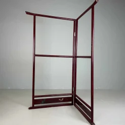 Antiker lackierter japanischer Kranich Kimono Kleiderbügel, 1890er