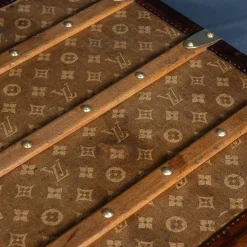 Antiker Louis Vuitton Kurierkoffer aus gewebter Leinwand, 19. Jh., Frankreich, 1896