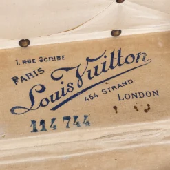 Antiker Louis Vuitton Kurierkoffer aus gewebter Leinwand, 19. Jh., Frankreich, 1896