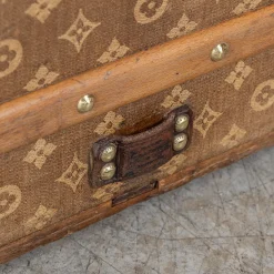 Antiker Louis Vuitton Kurierkoffer aus gewebter Leinwand, 19. Jh., Frankreich, 1896