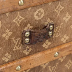 Antiker Louis Vuitton Kurierkoffer aus gewebter Leinwand, 19. Jh., Frankreich, 1896