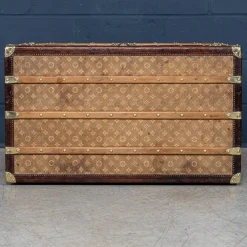 Antiker Louis Vuitton Kurierkoffer aus gewebter Leinwand, 19. Jh., Frankreich, 1896