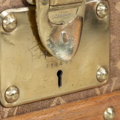 Antiker Louis Vuitton Kurierkoffer aus gewebter Leinwand, 19. Jh., Frankreich, 1896