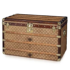 Antiker Louis Vuitton Kurierkoffer aus gewebter Leinwand, 19. Jh., Frankreich, 1896