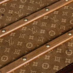 Antiker Louis Vuitton Kurierkoffer aus gewebter Leinwand, 19. Jh., Frankreich, 1896
