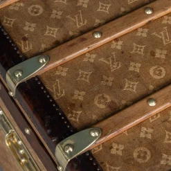 Antiker Louis Vuitton Kurierkoffer aus gewebter Leinwand, 19. Jh., Frankreich, 1896