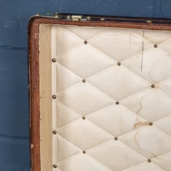 Antiker Louis Vuitton Kurierkoffer aus gewebter Leinwand, 19. Jh., Frankreich, 1896