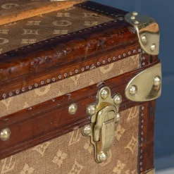 Antiker Louis Vuitton Kurierkoffer aus gewebter Leinwand, 19. Jh., Frankreich, 1896