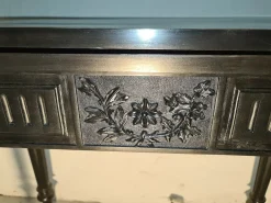 Antiker schwarzer Jugendstil Spieltisch