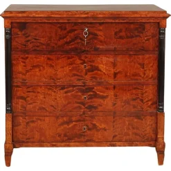 Antiker schwedischer Biedermeier Sekretär, 1800er