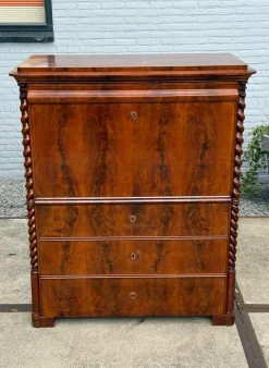 Antiker Sekretär aus Holz, 1890er