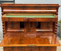 Antiker Sekretär aus Holz, 1890er