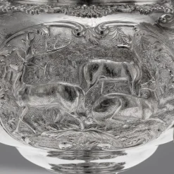 Antiker Silberner William IV Wasserkocher oder Samowar, London, 1837