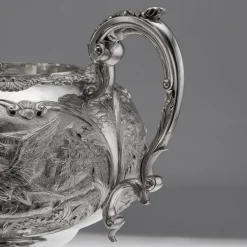 Antiker Silberner William IV Wasserkocher oder Samowar, London, 1837